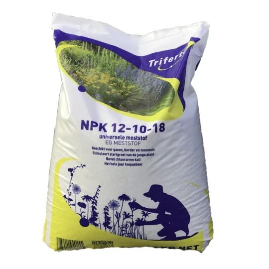 Triferto Universele Meststof NPK 12-10-18 - 20 Kg 1 Triferto Universele Meststof NPK 12-10-18 - 20 Kg